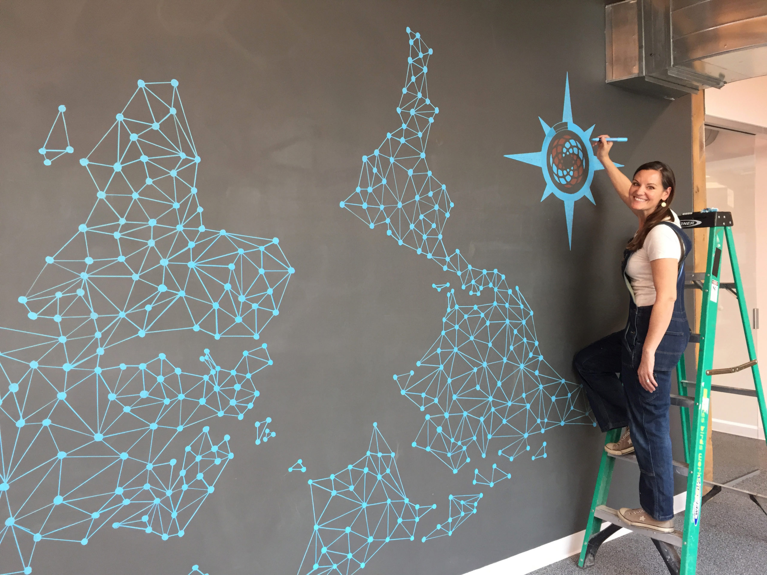 World Connected Mural Commissioned for Symposium 2020