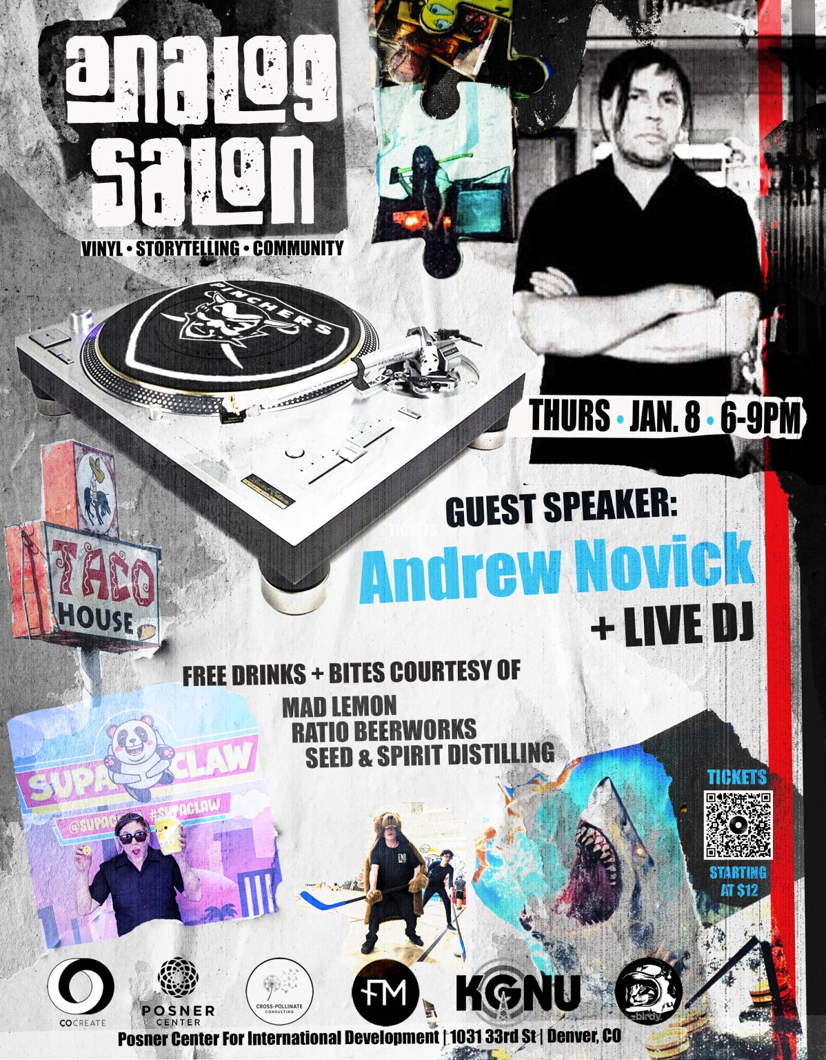 Analog Salon Featuring Andrew Novick - Posner Center